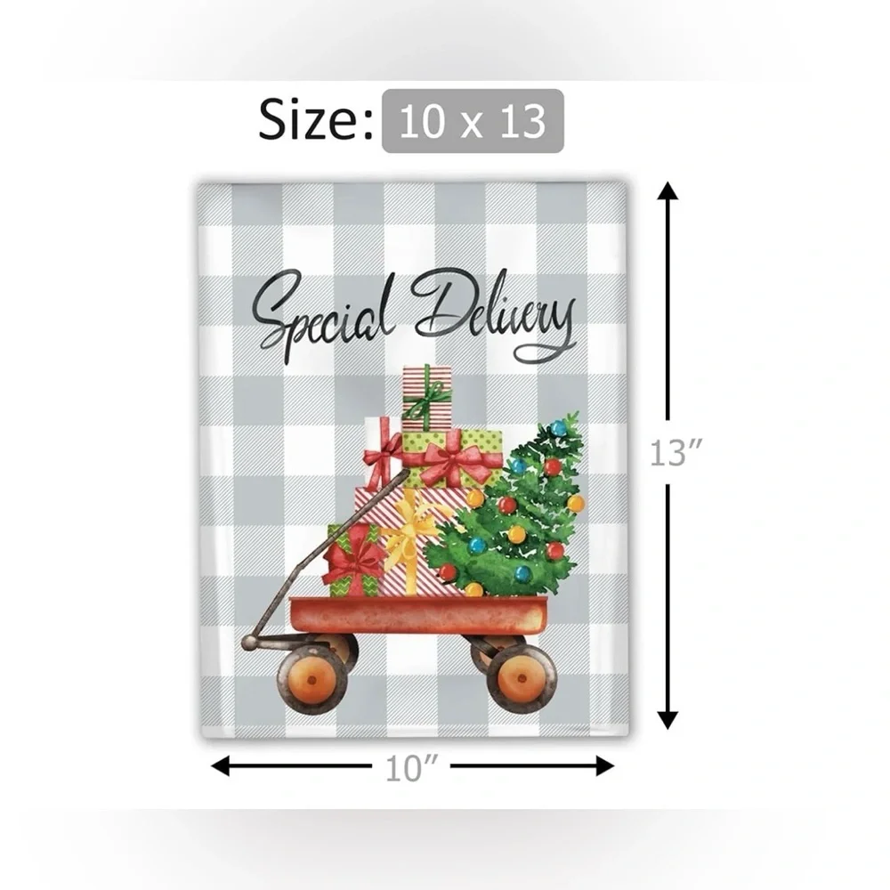 Christmas 20 Poly Mailers Wagon Tree 10 x 13